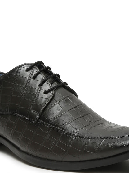 Kosher Grey Color lace-up Formal Shoes