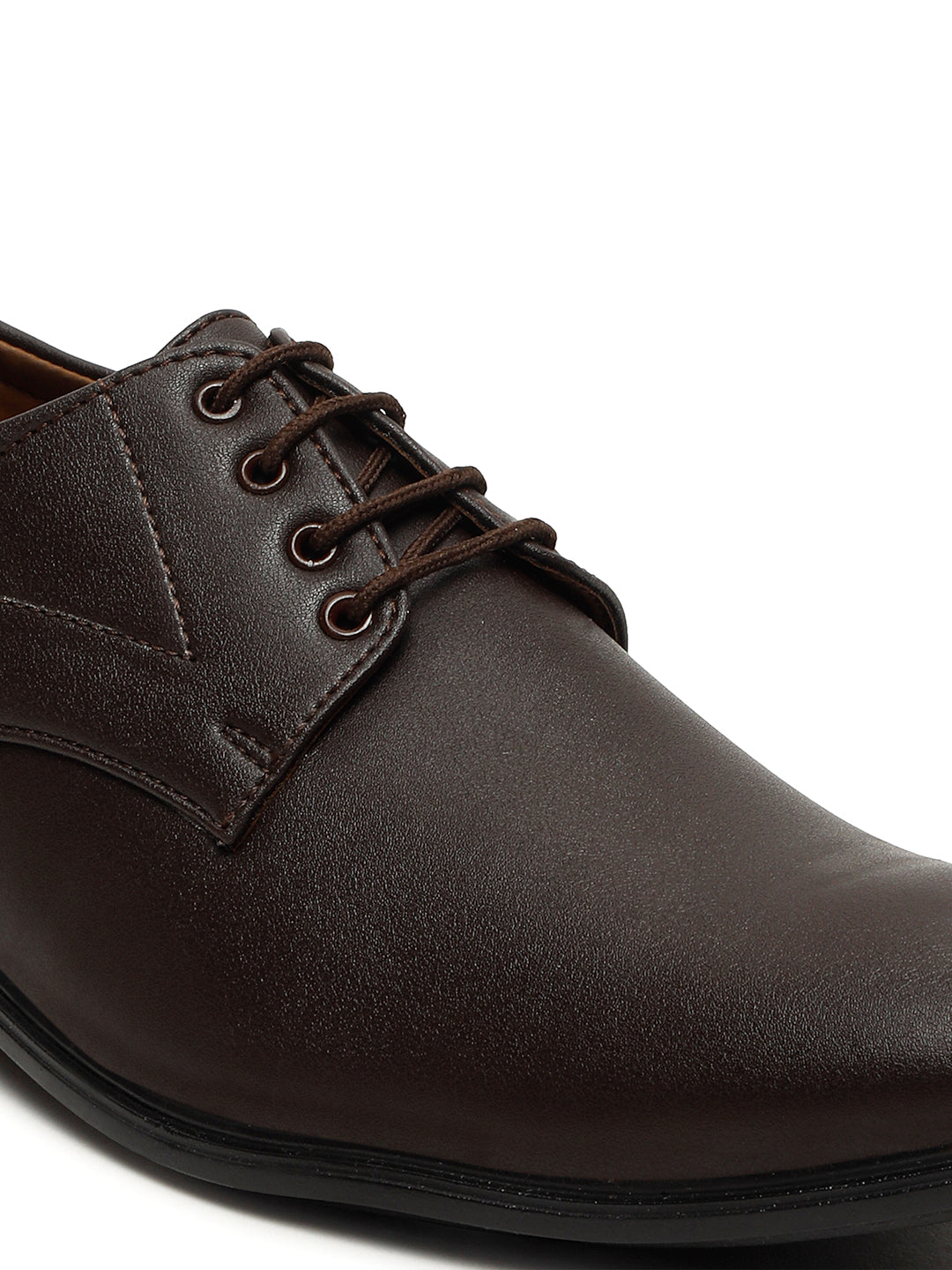 Kosher Brown Color Lace-up Formal Shoes