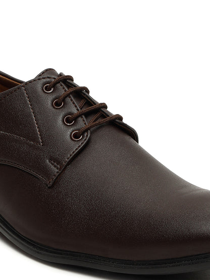 Kosher Brown Color Lace-up Formal Shoes