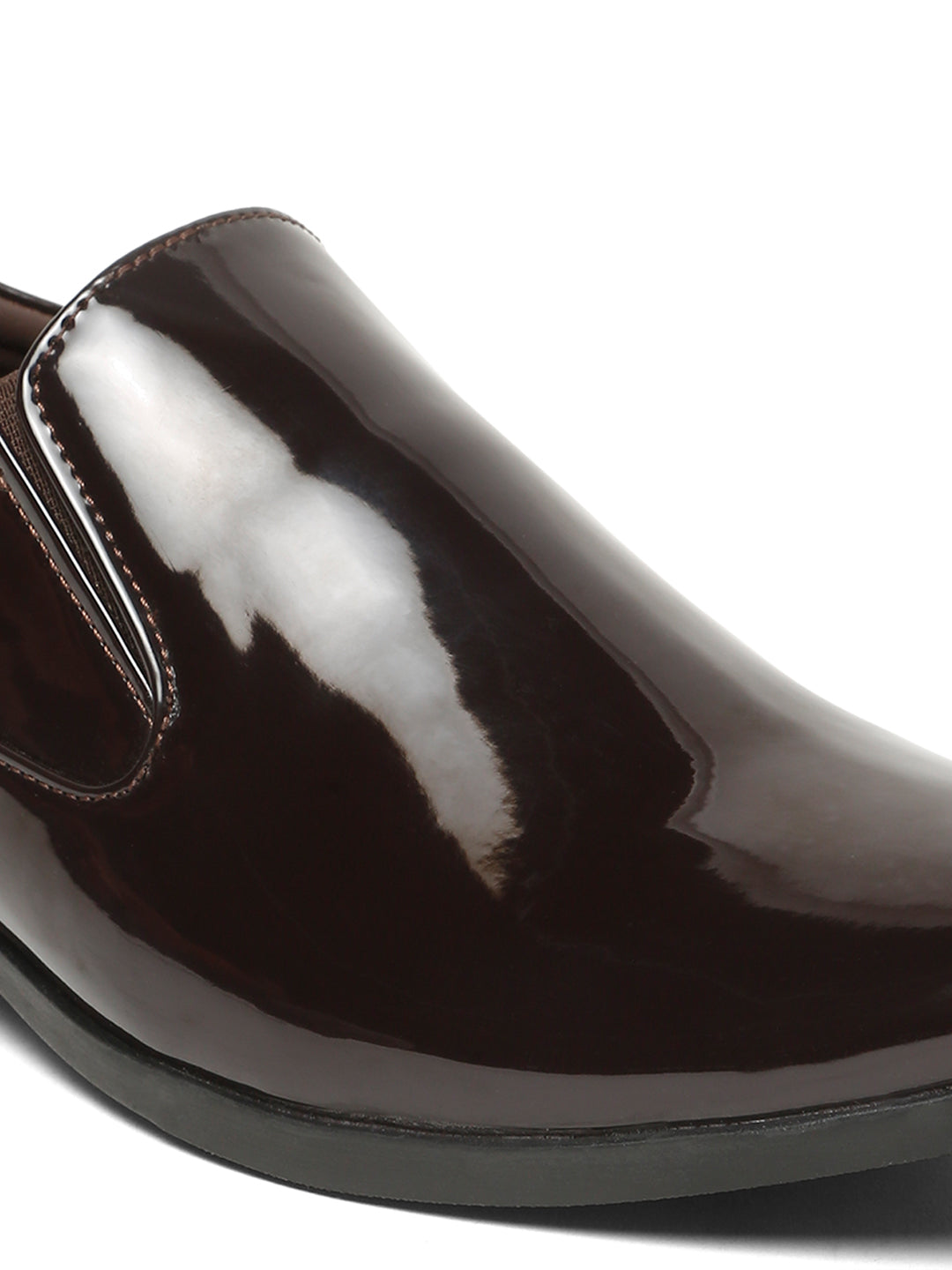 Kosher P.brown Color Slip-on Formal Shoes
