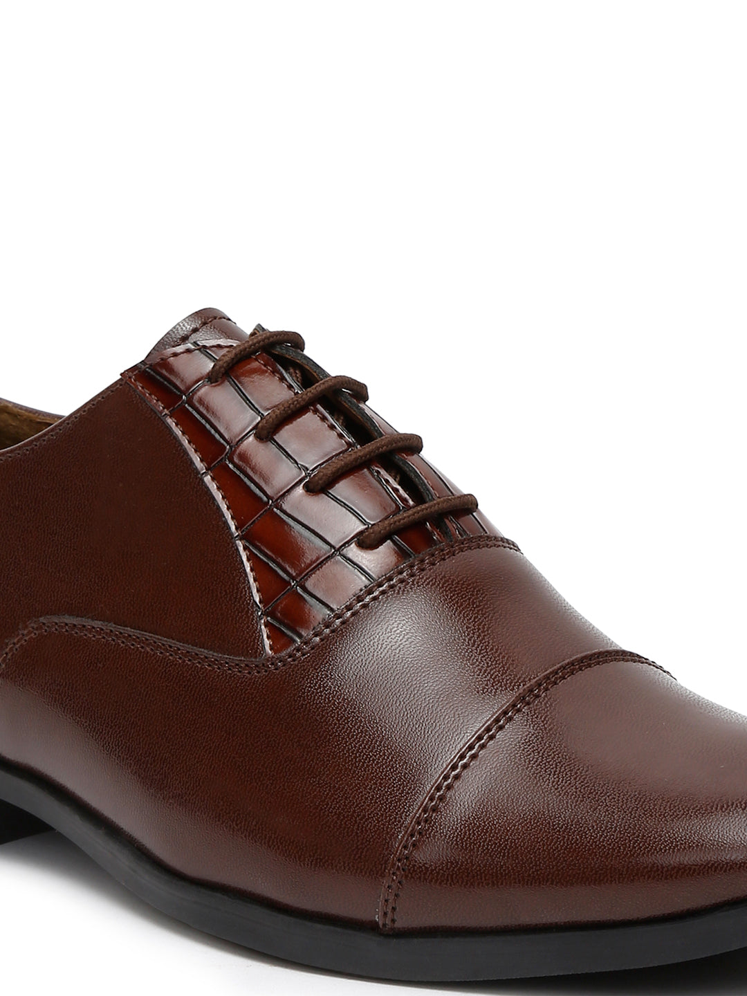 Kosher Brown Color Lace-up Formal Shoes