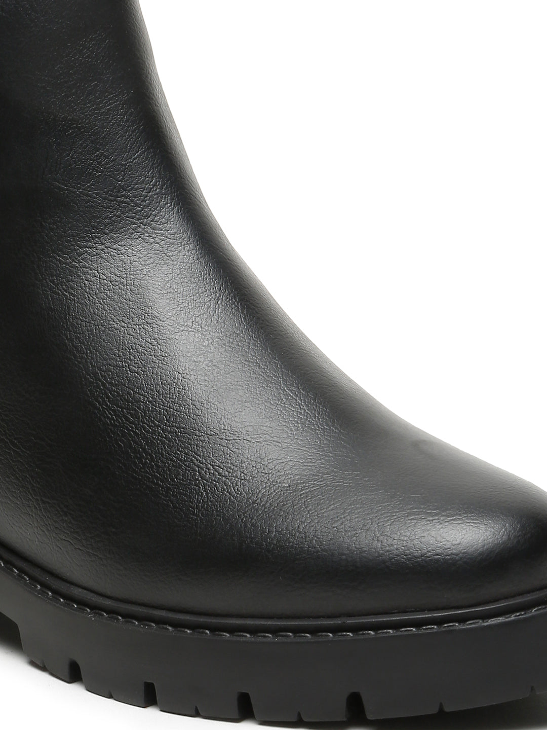 Kosher Women's Classic Black Chelsea Boots