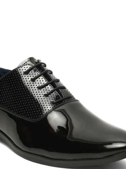 Kosher Black Color Lace-up Formal Shoes