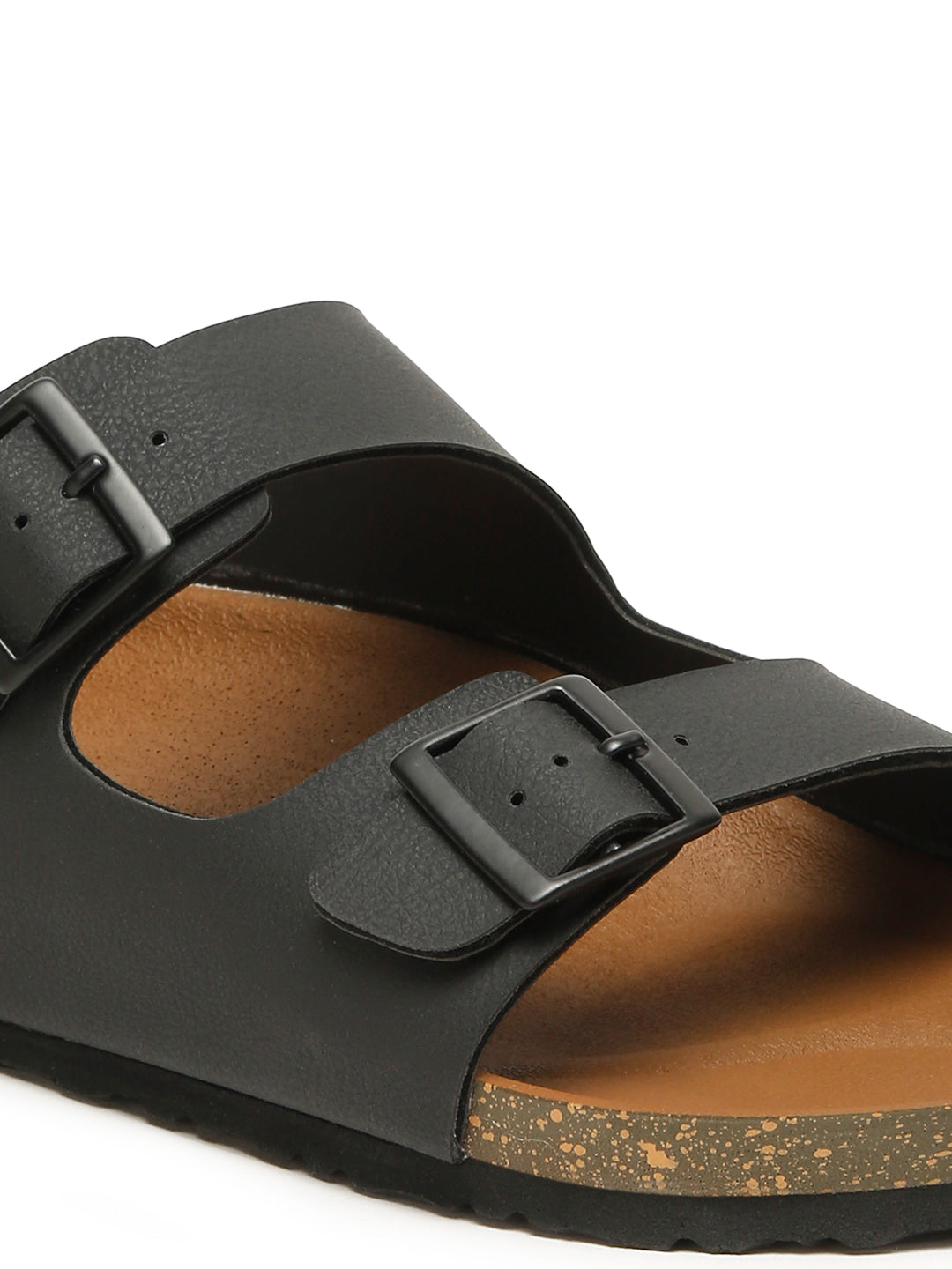 Kosher Black Men's Casual Sandal