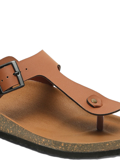 Kosher Tan Color Men's Casual Sandal,  Slipper