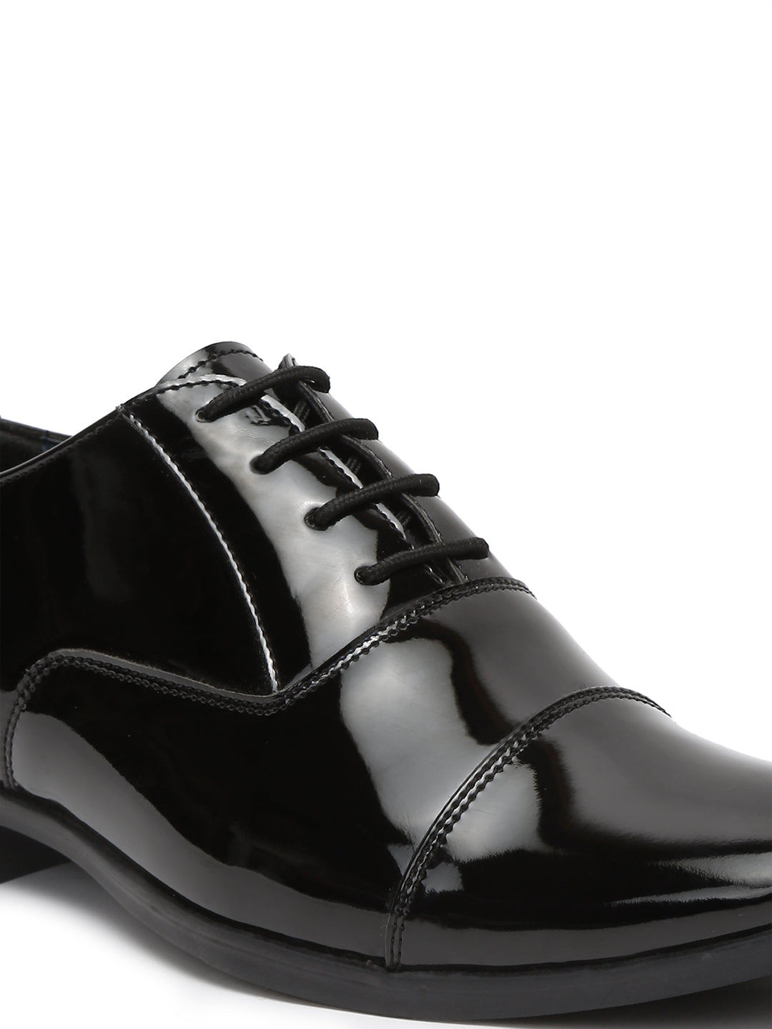 Kosher Black Color Lace-up Formal Shoes