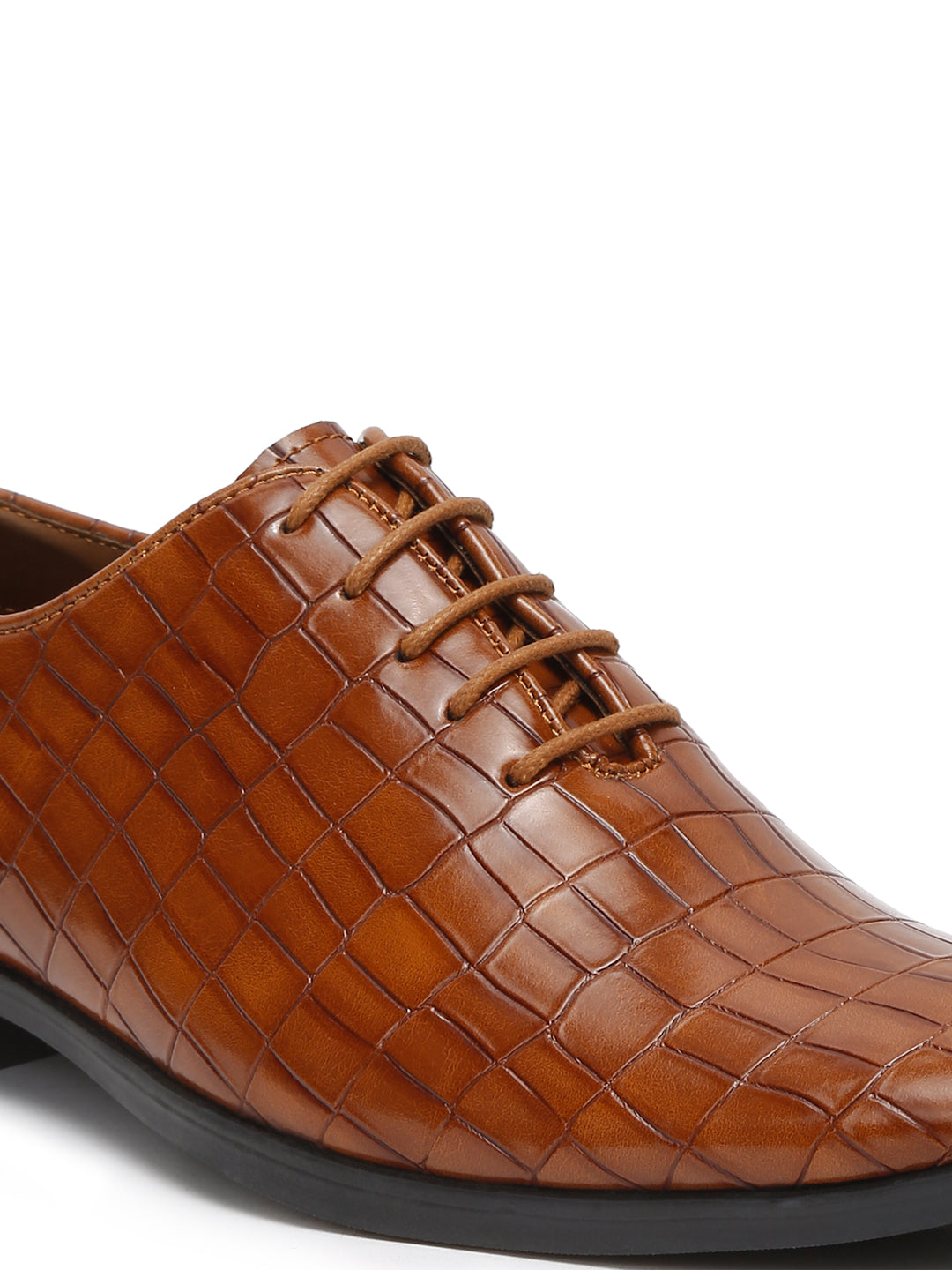 Kosher Tan Color Lace-up Formal Shoes