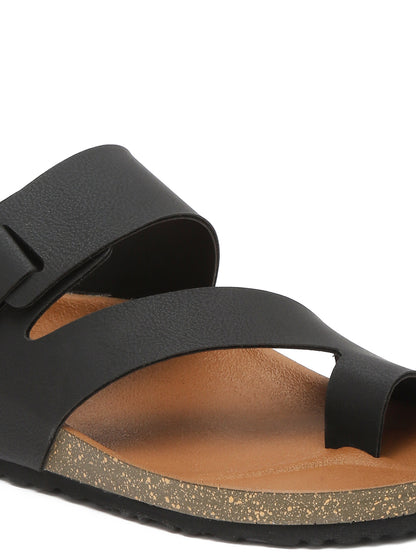 Kosher Black color casual slipper