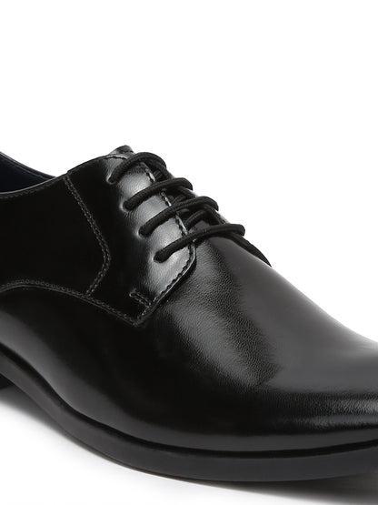 Kosher Black Color Lace-up Formal Shoes