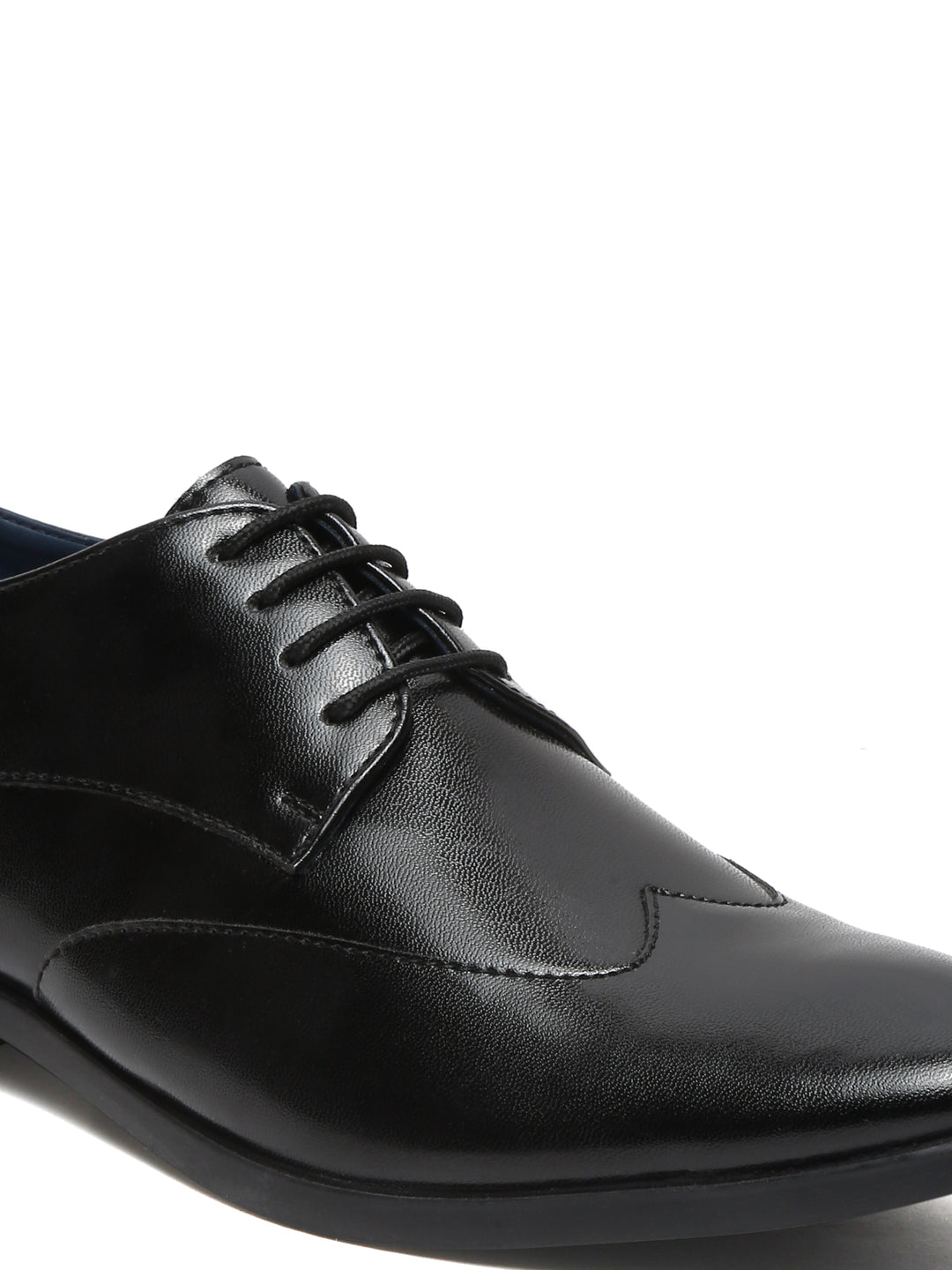 Kosher Black Color Lace-up Formal Shoes