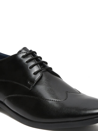 Kosher Black Color Lace-up Formal Shoes