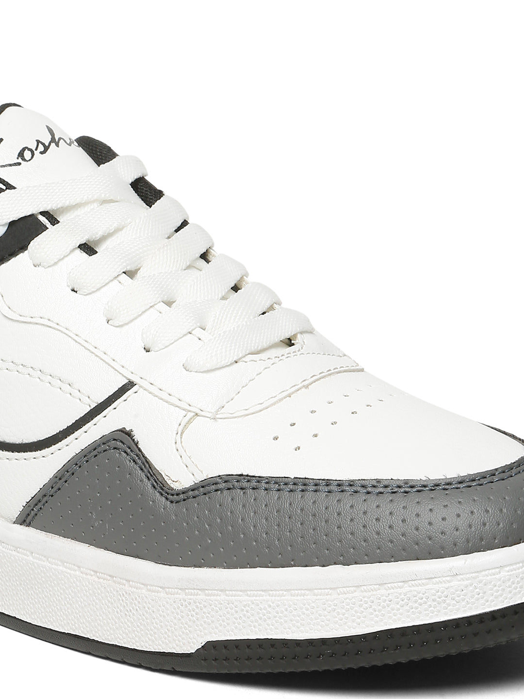 Kosher White & Grey Sneakers For Men