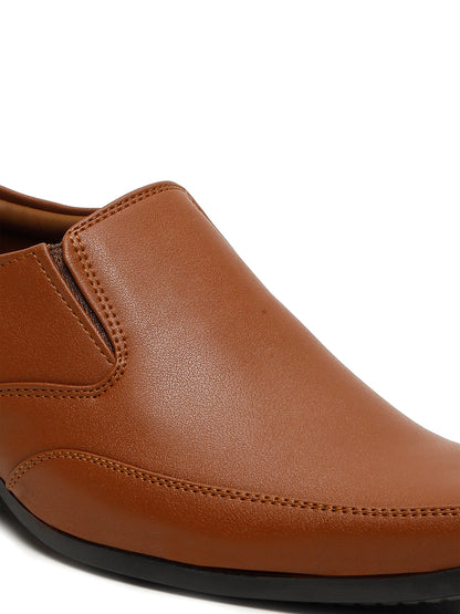 Kosher Tan Color Slip-on Formal Shoes