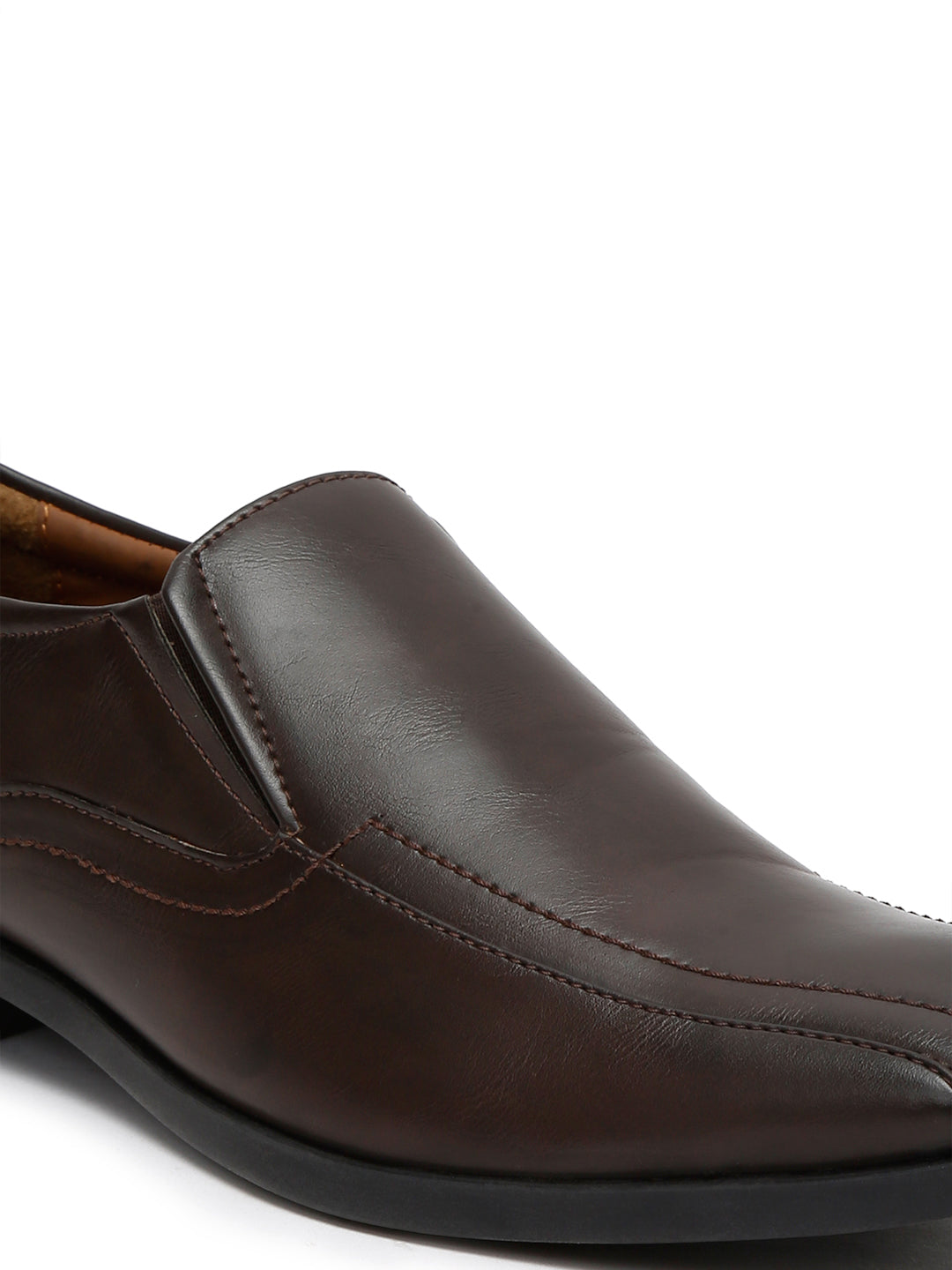 Kosher Brown Color Slip on Formal Shoes