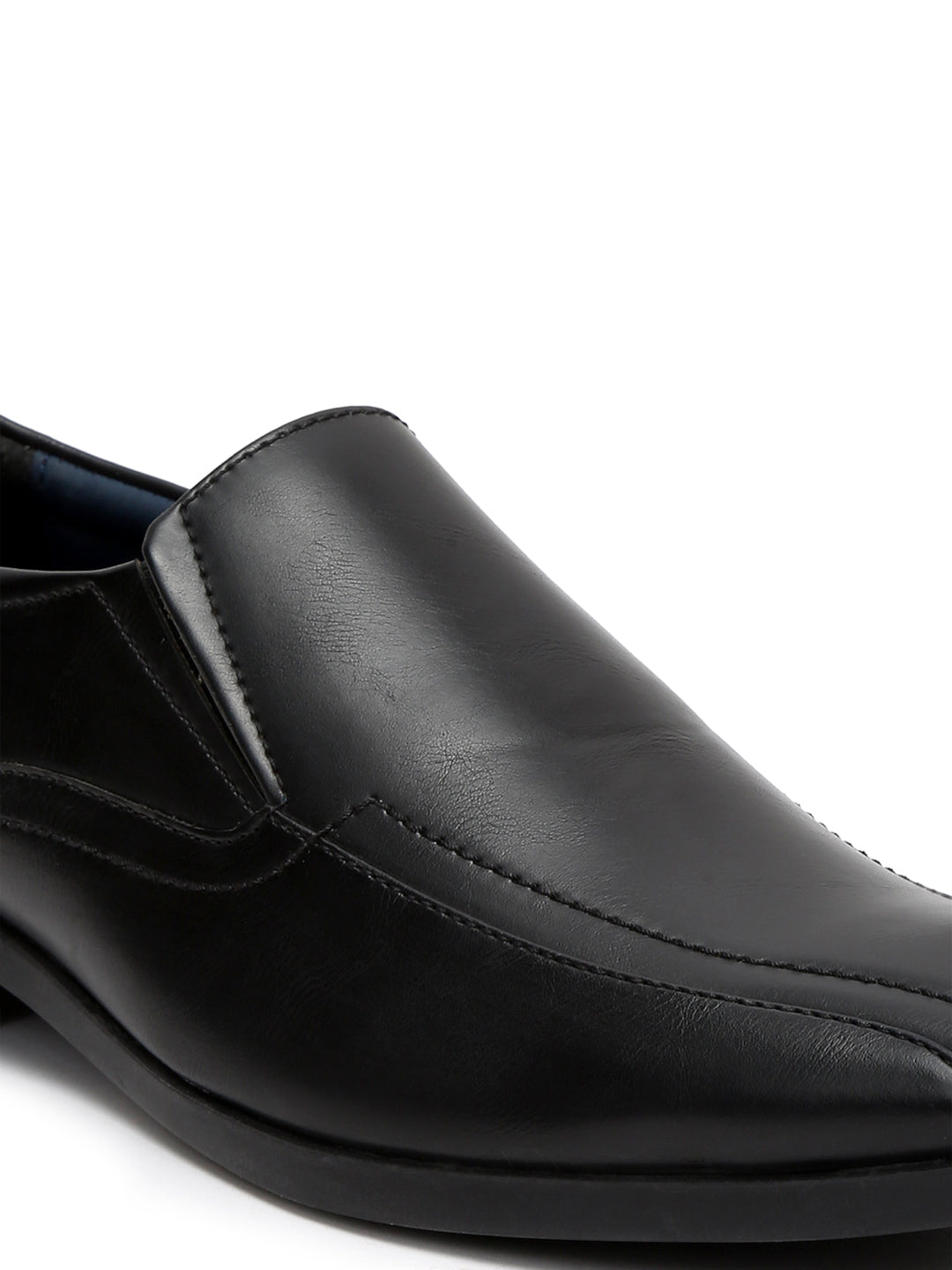 Kosher Black Color Slip on Formal Shoes
