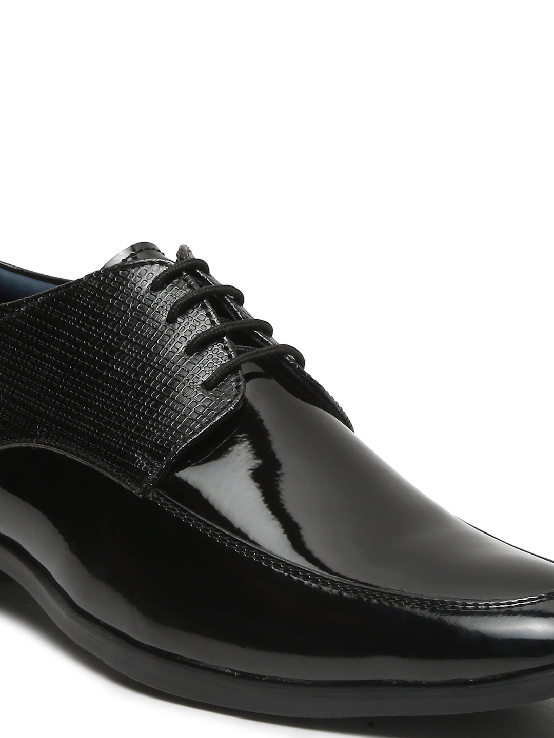 Kosher Black Color Lace-up Formal Shoes