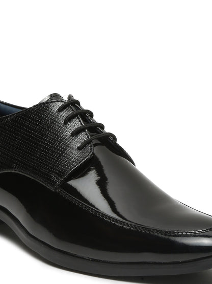 Kosher Black Color Lace-up Formal Shoes