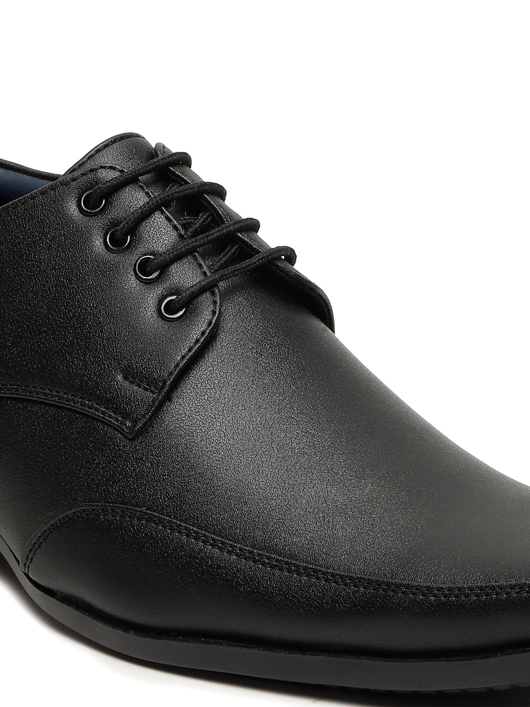 Kosher Black Color Lace-up Formal Shoes
