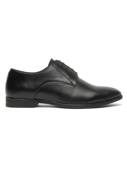 KOSHER Men’s Black Formal Shoes | Classic Lace-Up Derby Shoes