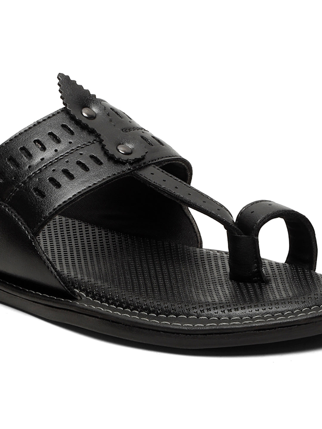 Kosher Black Men's formal slipper