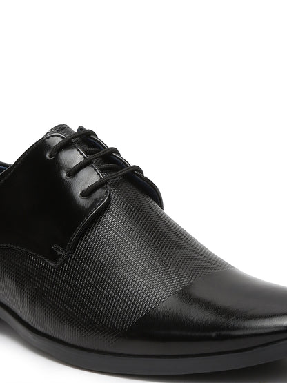 Kosher Black Color Lace-up Formal Shoes