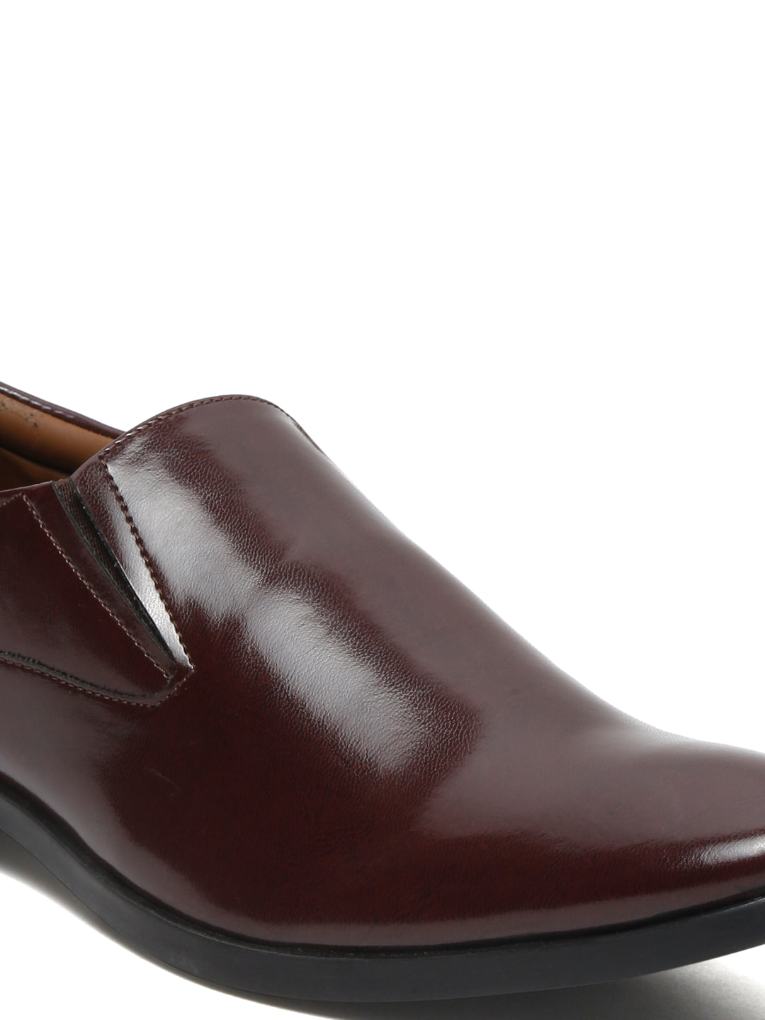 Kosher Cherry Color Slip-on Formal Shoes