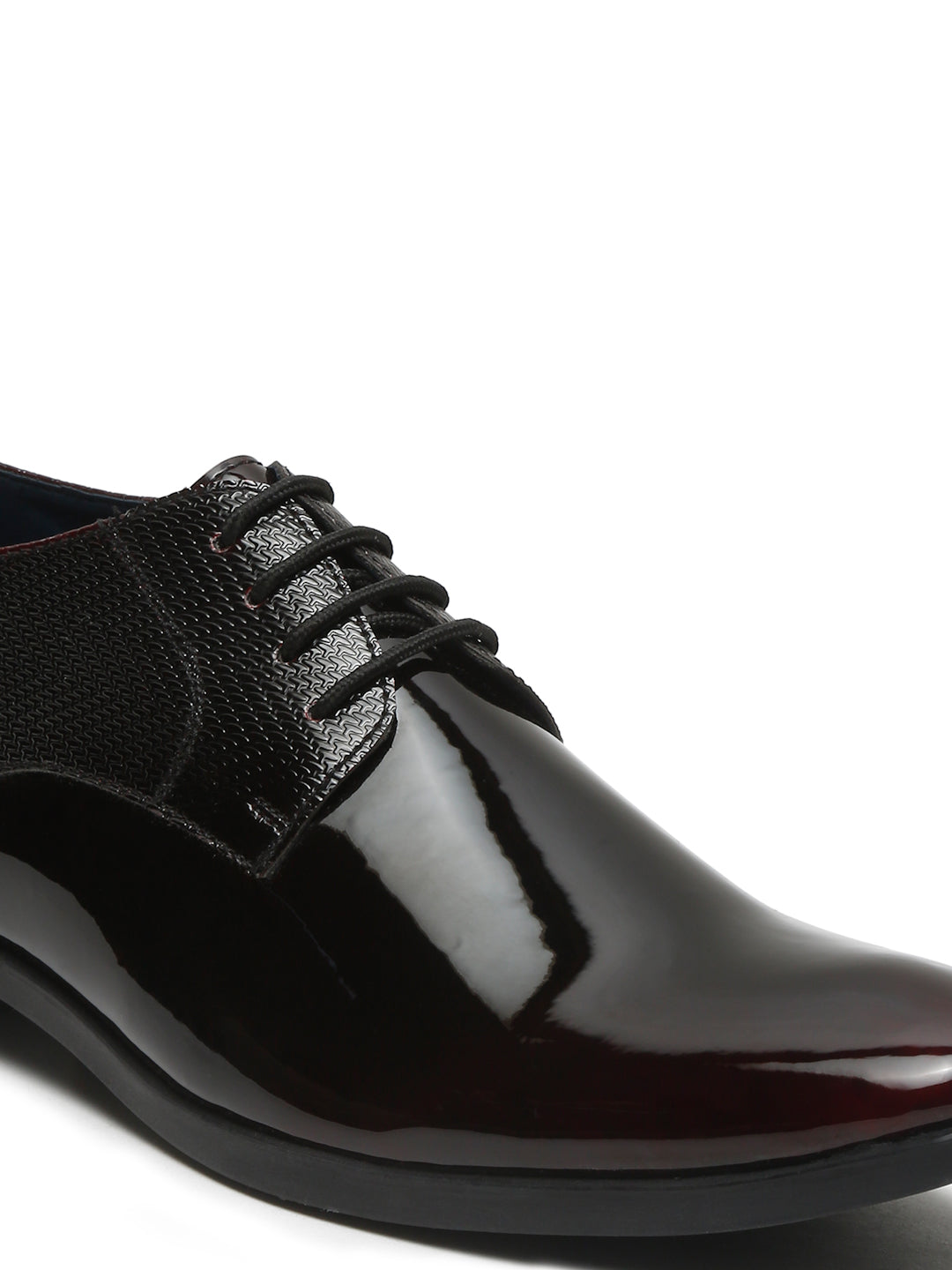 Kosher Wine Color Lace-up Formal Shoes