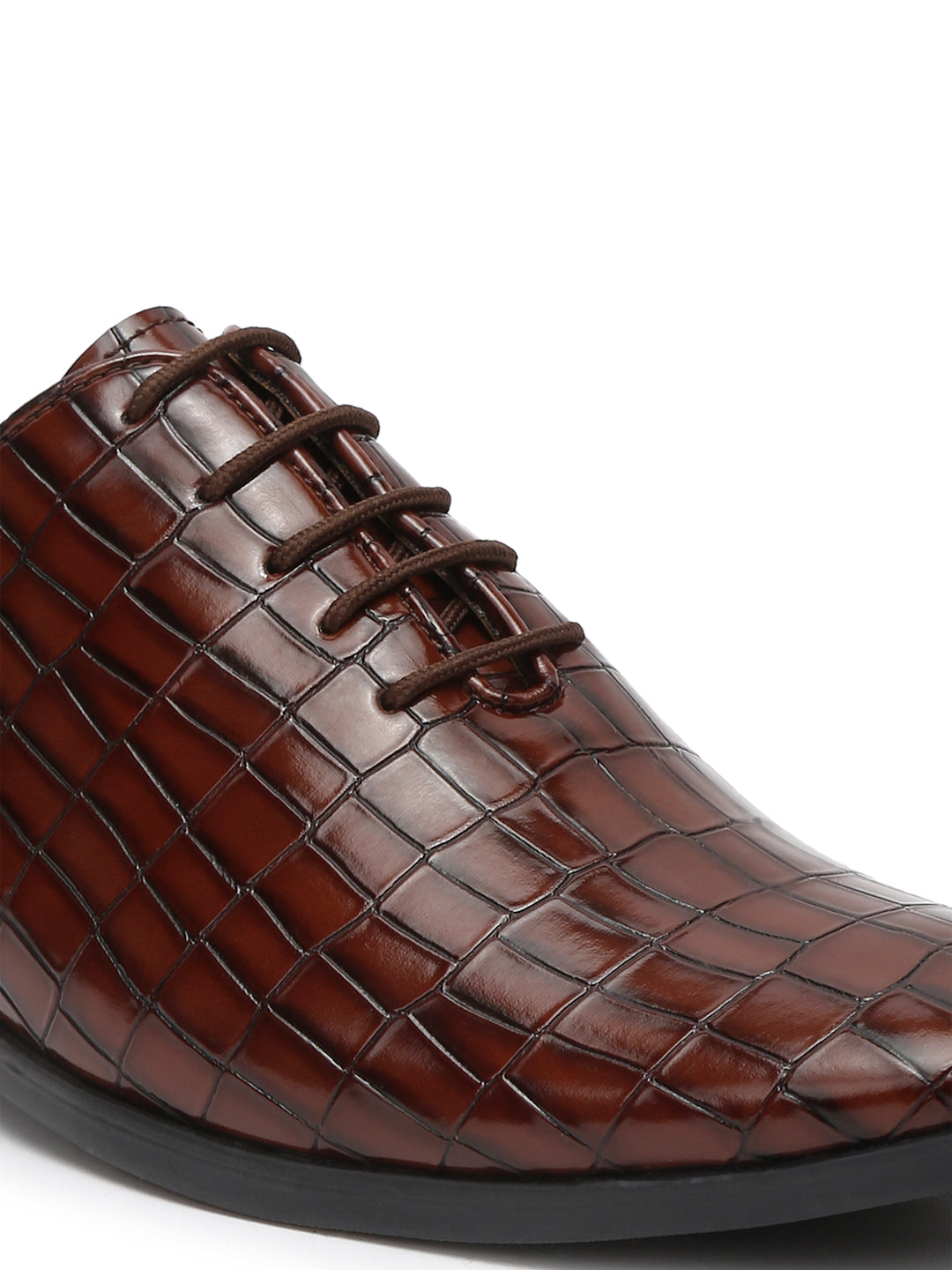 Kosher Brown Color Lace-up Formal Shoes