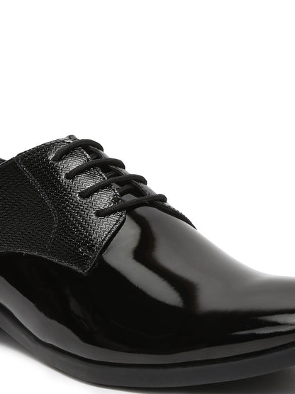 Kosher Black Color Lace-up Formal Shoes