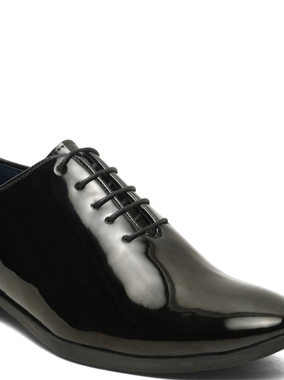 Kosher Black Color Lace-up Formal Shoes