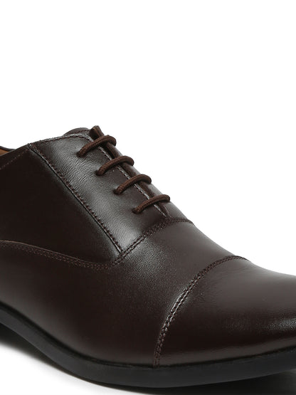 Kosher Brown Colour Lace-up Formal Shoes