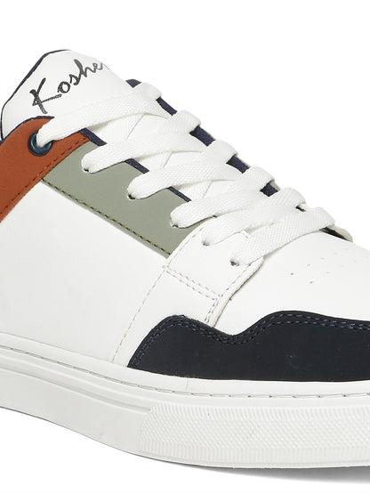 Kosher Men's Colorblock Synthetic Sneakers