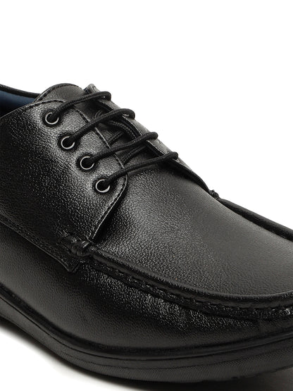 Kosher Black Color Lace-up Formal Shoes