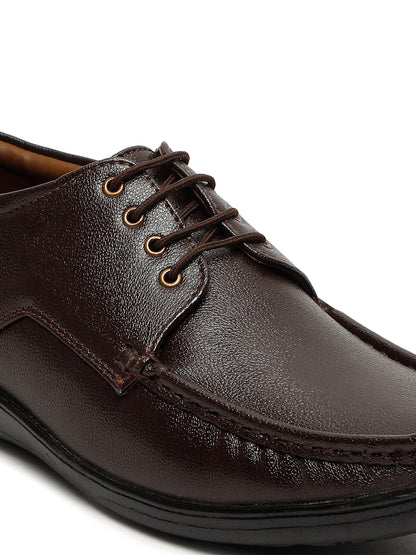 Kosher Brown Color Lace-up Formal Shoes