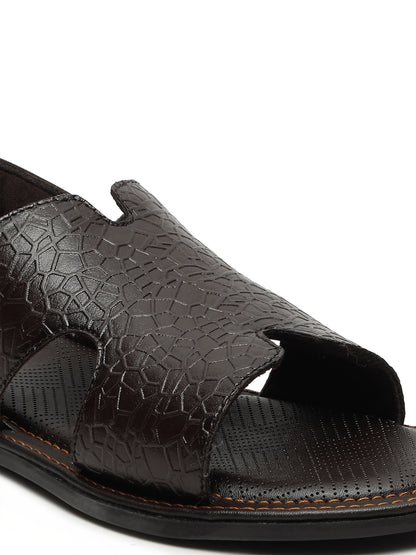 Kosher Brown Men's formal sandal