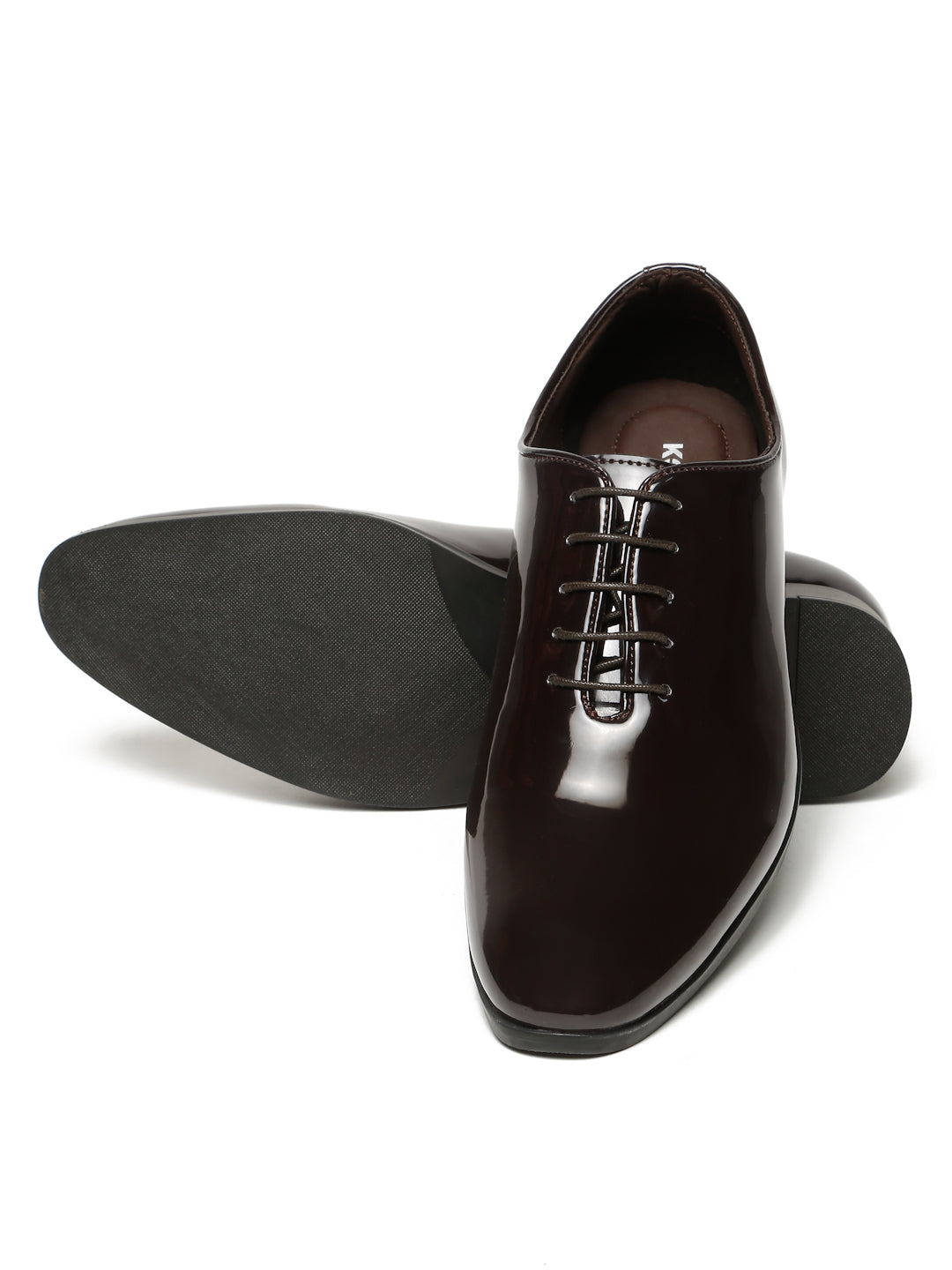 Kosher P.brown Color Lace-up Formal Shoes