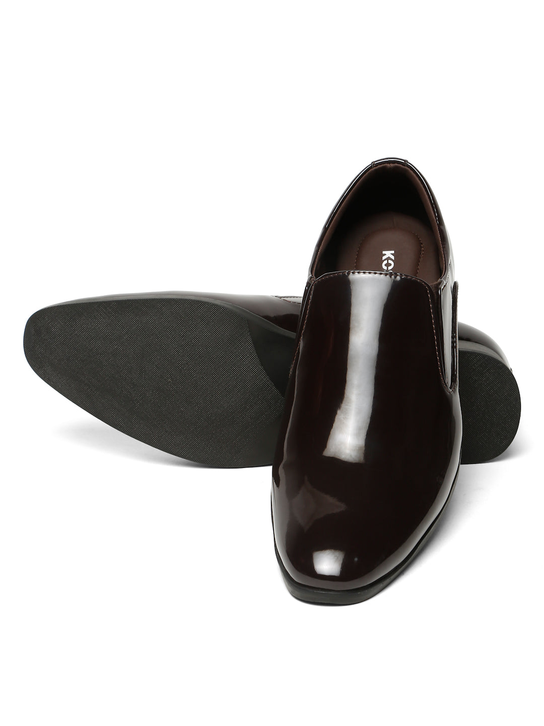 Kosher P.brown Color Slip-on Formal Shoes