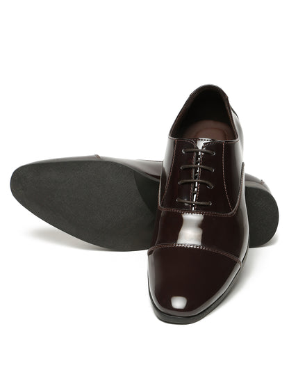 Kosher P.brown Color Lace-up Formal Shoes