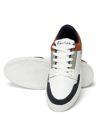 Kosher Men's Colorblock Synthetic Sneakers