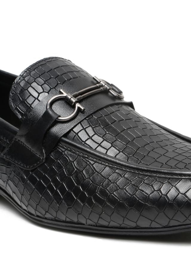 Kosher Black Color Slip-on Men's Formal Shoes