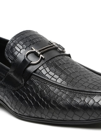 Kosher Black Color Slip-on Men's Formal Shoes