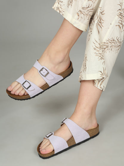 Kosher Lavendar Women,s casual slipper