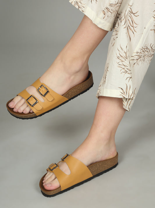 Kosher Yellow Women,s casual slipper