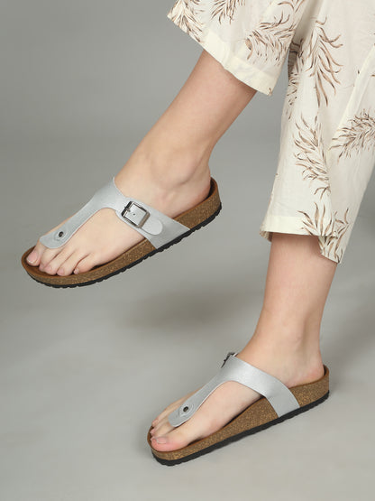 Kosher Silver Women,s casual slipper