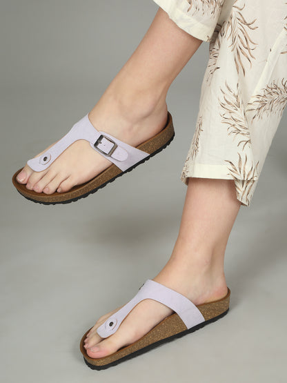 Kosher Lavendar Women,s casual slipper