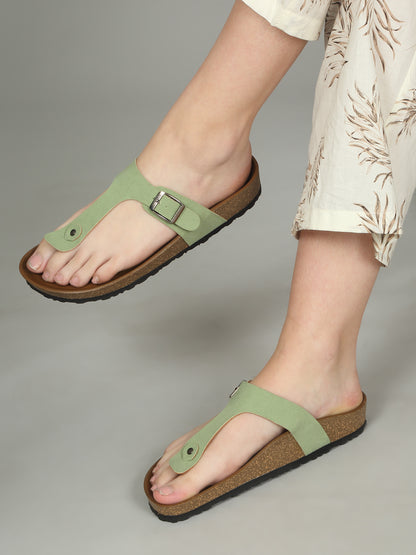 Kosher Green Women,s casual slipper