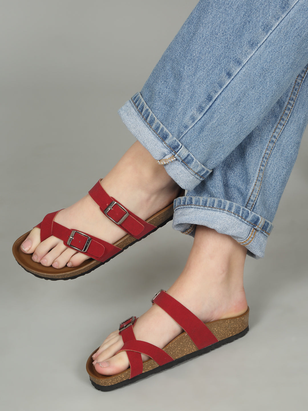 Kosher Mahroon Women,s casual slipper