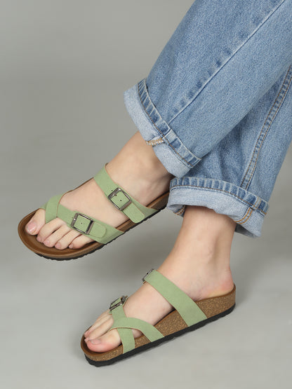 Kosher  Green Women,s casual slipper