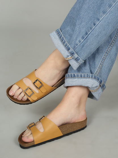 Kosher Yellow Women,s casual slipper