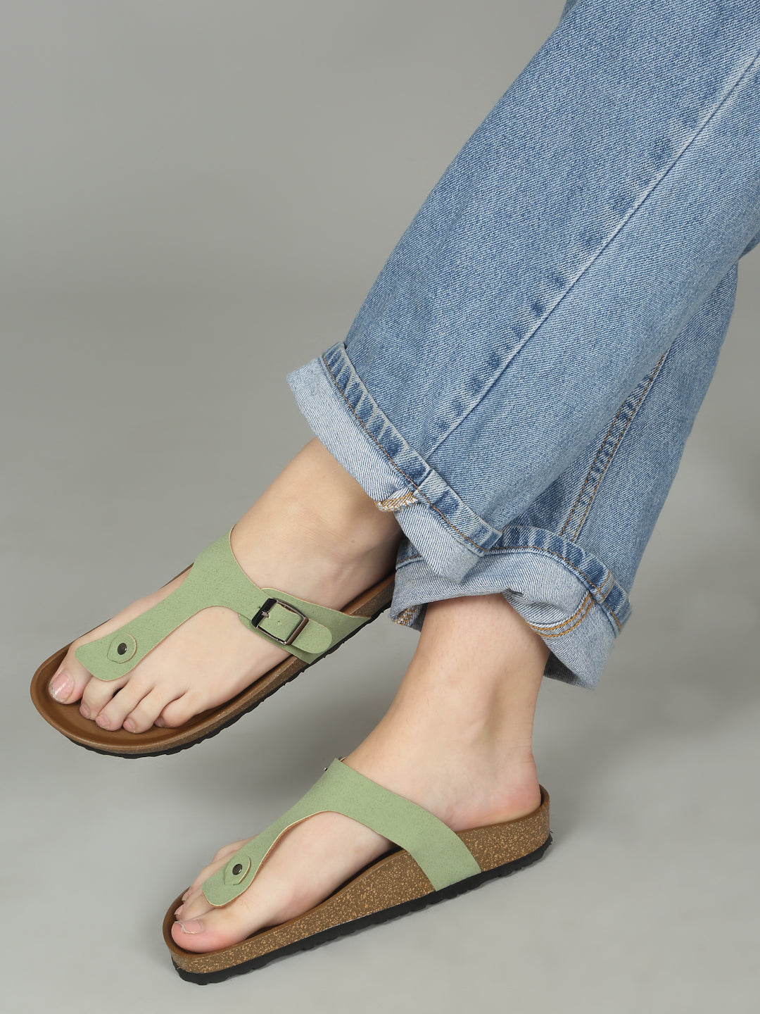Kosher Green Women,s casual slipper